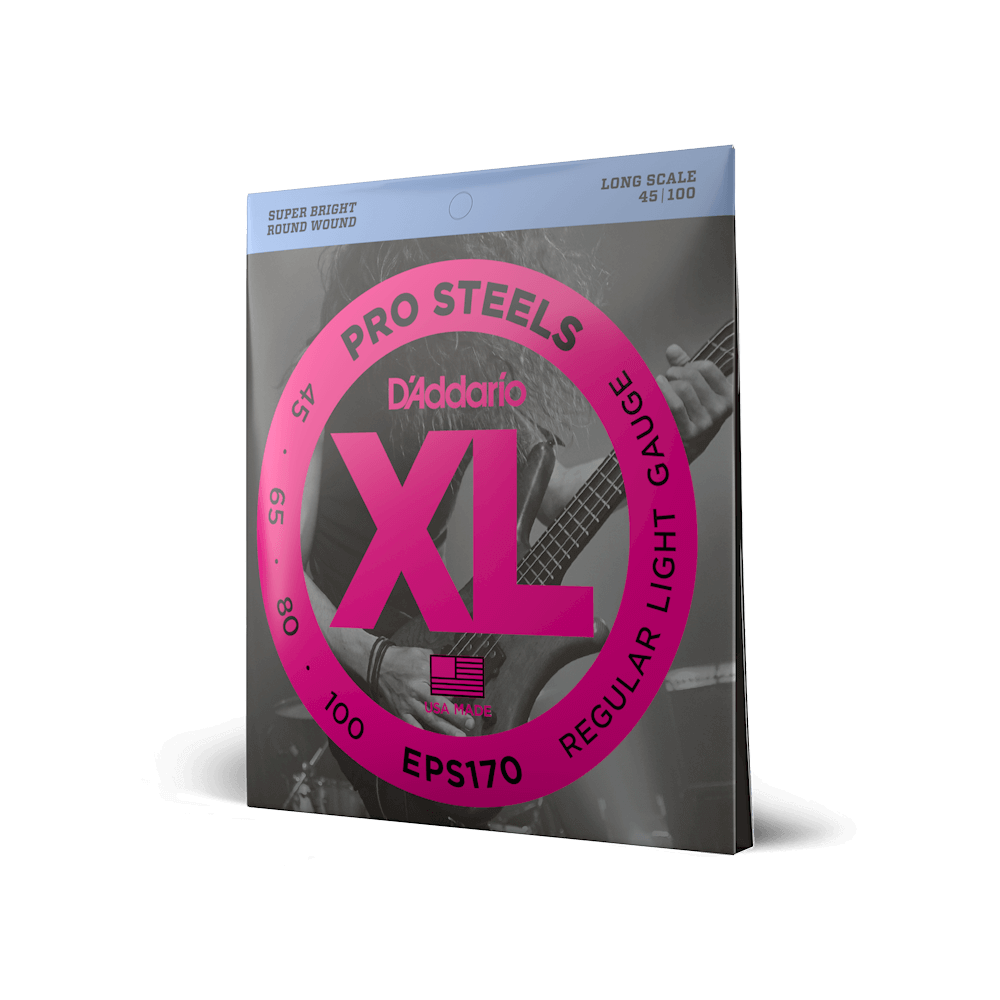 D'Addario EPS ProSteels Bass Guitar Strings