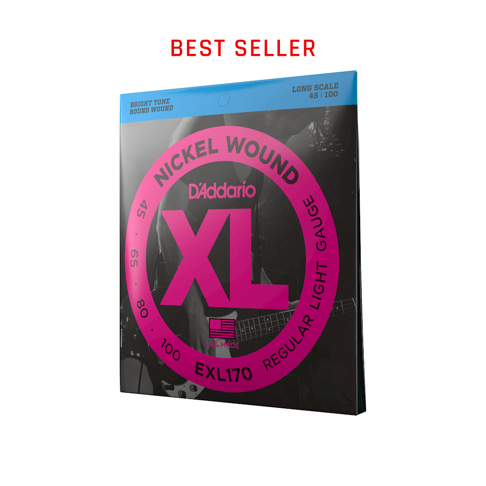 D'Addario EXL Nickel Wound Bass Guitar Strings