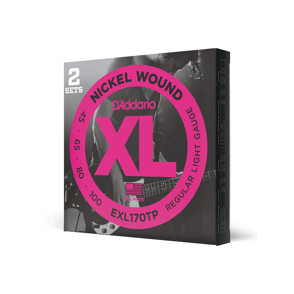 D'Addario EXL Nickel Wound Bass Guitar Strings