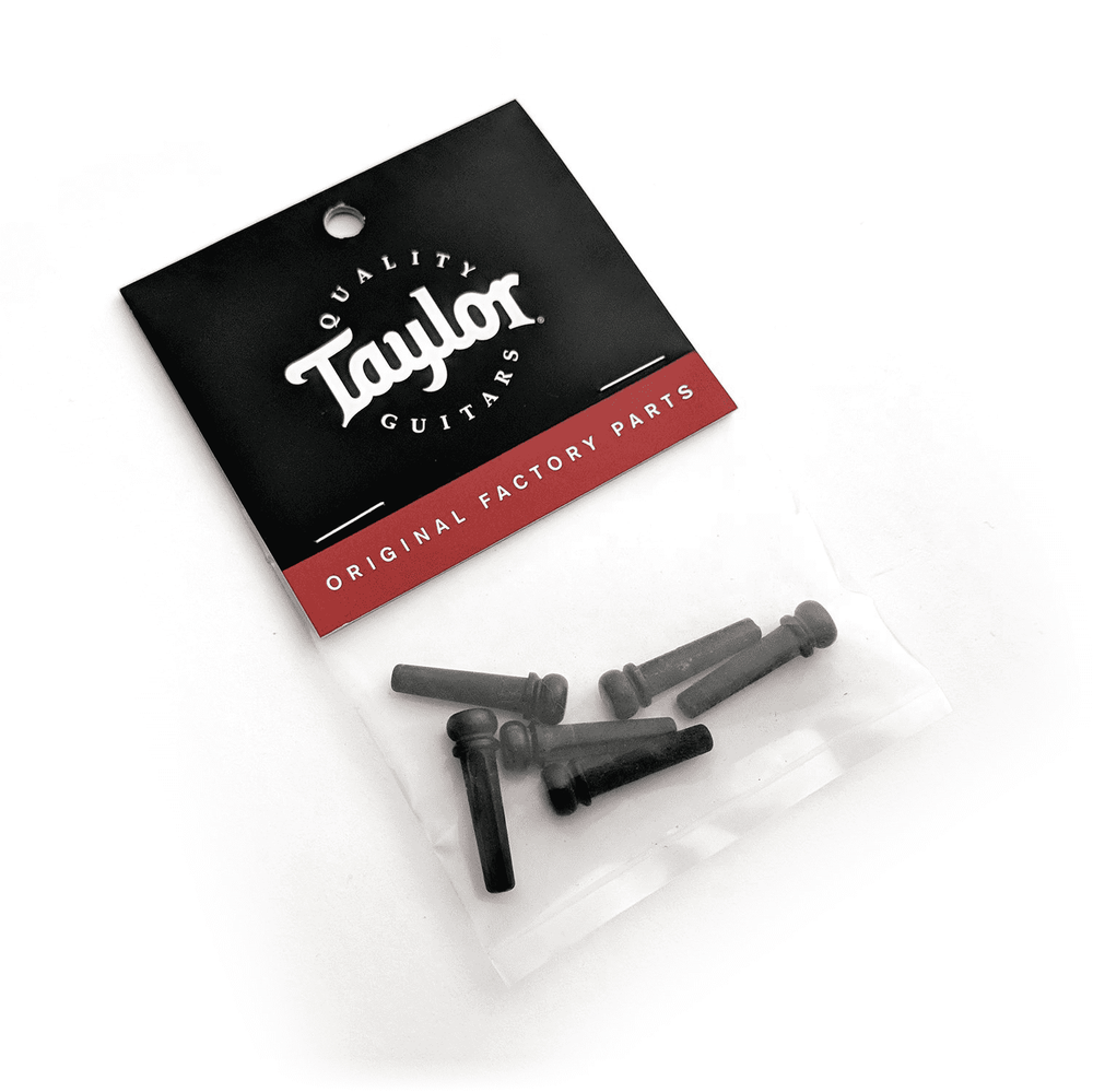 Taylor Bridge Pins, Ebony x 6