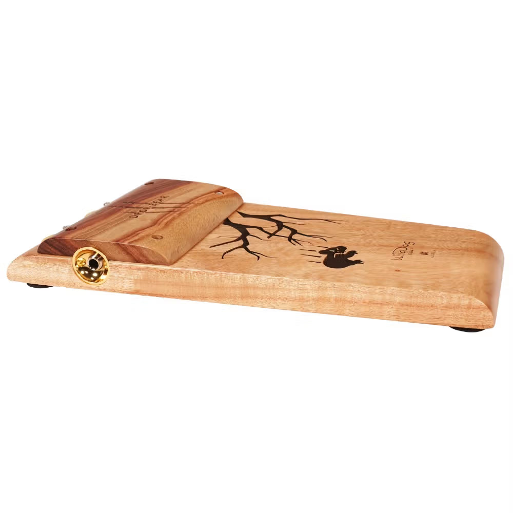 Wild Dog Drop Bear Stomp Box w/ Brass Jingles - Camphor Laurel