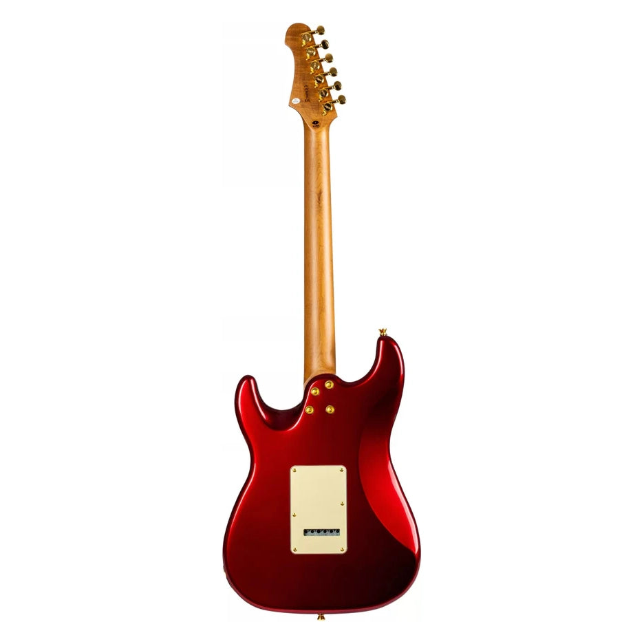Jet JS-480-WR-G HSS, Roasted Maple, Rosewood Fingerboard, Wine Red Gold Hardware Electric Guitar
