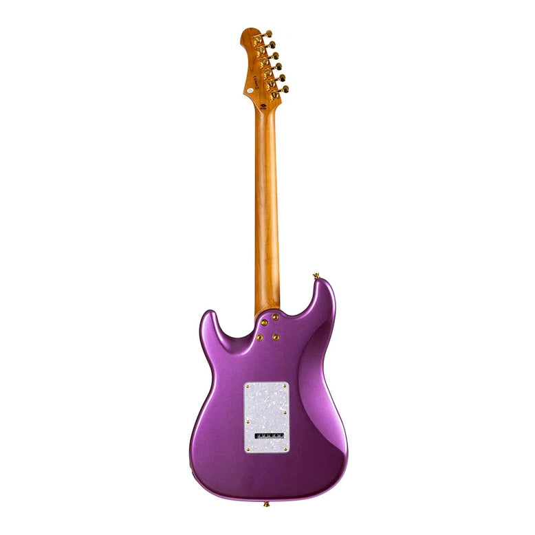 Jet JS-480-VI-G HSS, Roasted Maple, Rosewood Fingerboard, Violet Gold Hardware Electric Guitar