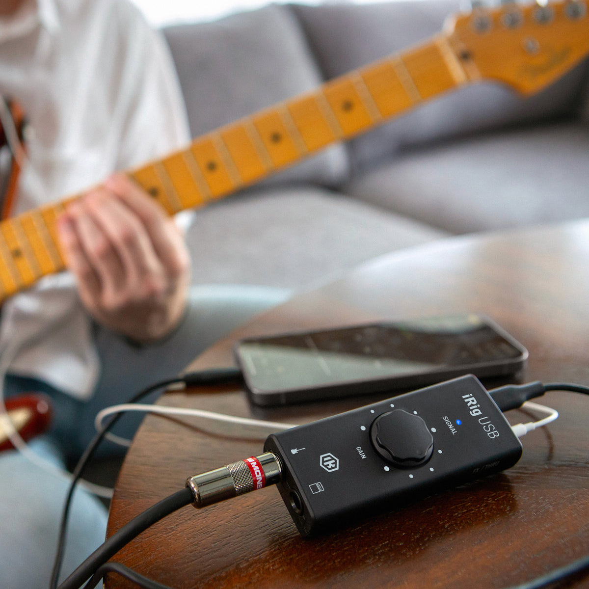 IK Multimedia iRig 2 Analogue Guitar/Bass Interface for iOS/Android
