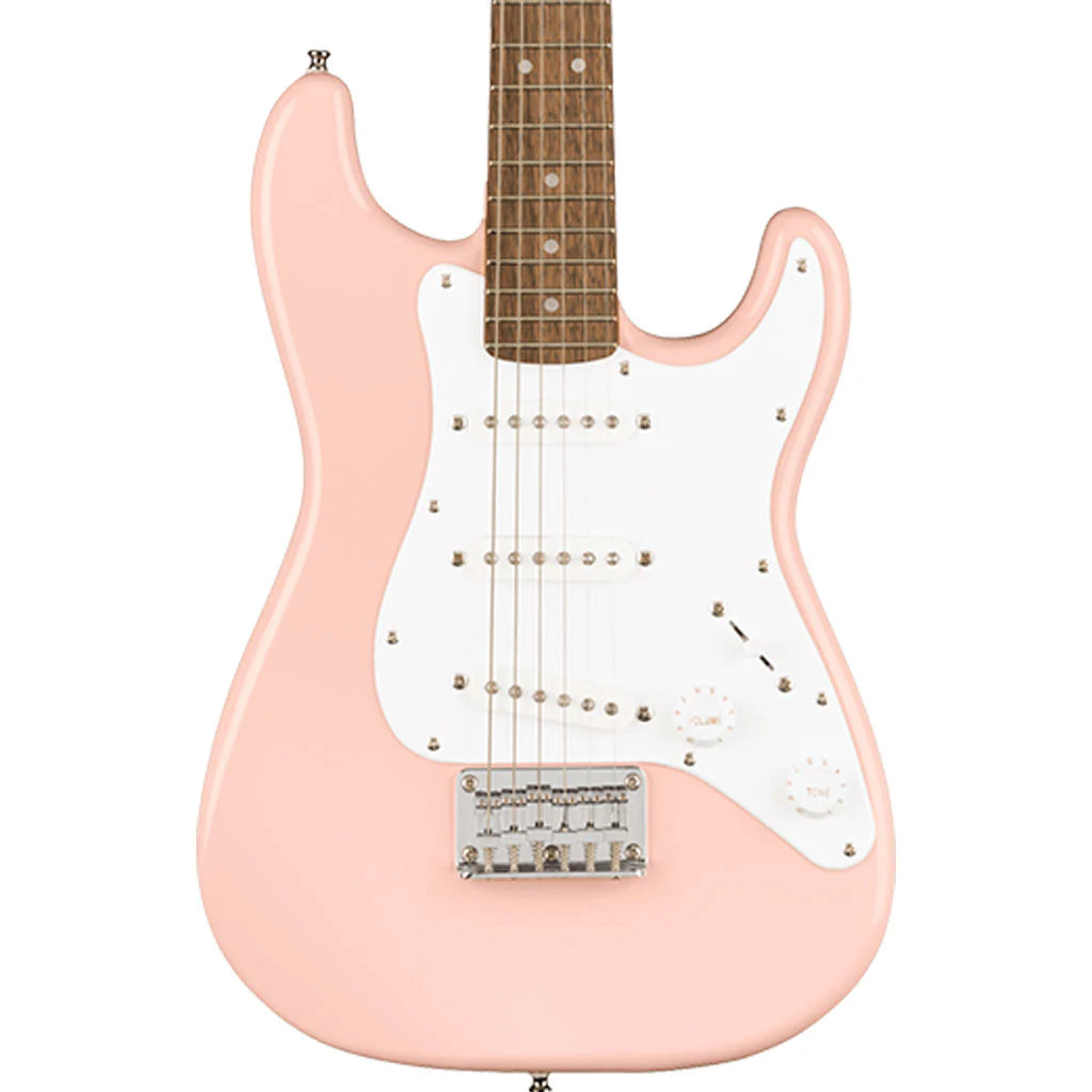 Squier Mini Strat®, Laurel Fingerboard, Shell Pink