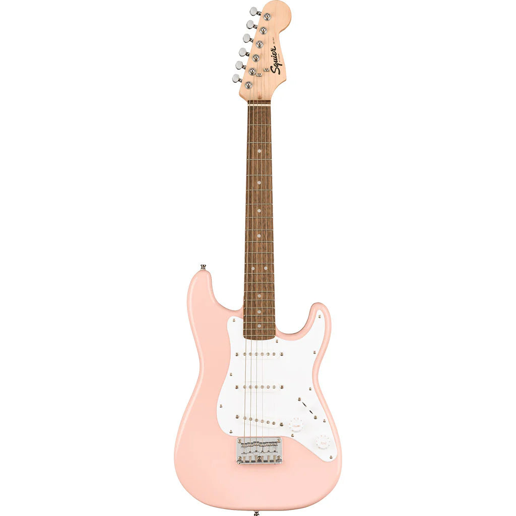Squier Mini Strat®, Laurel Fingerboard, Shell Pink