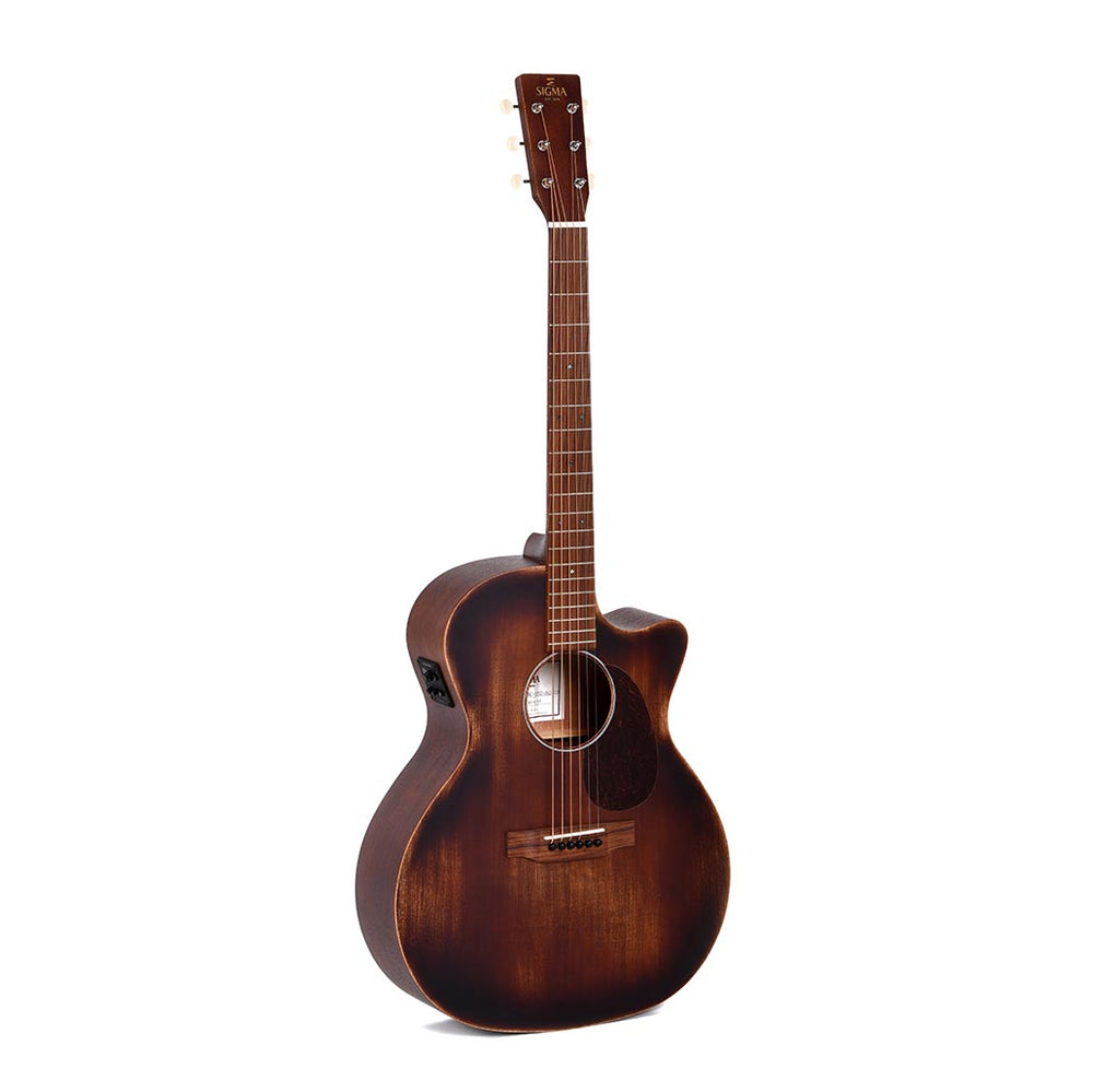 Sigma GMC-15E-Aged Electric Acoustic Guitar With Cutaway