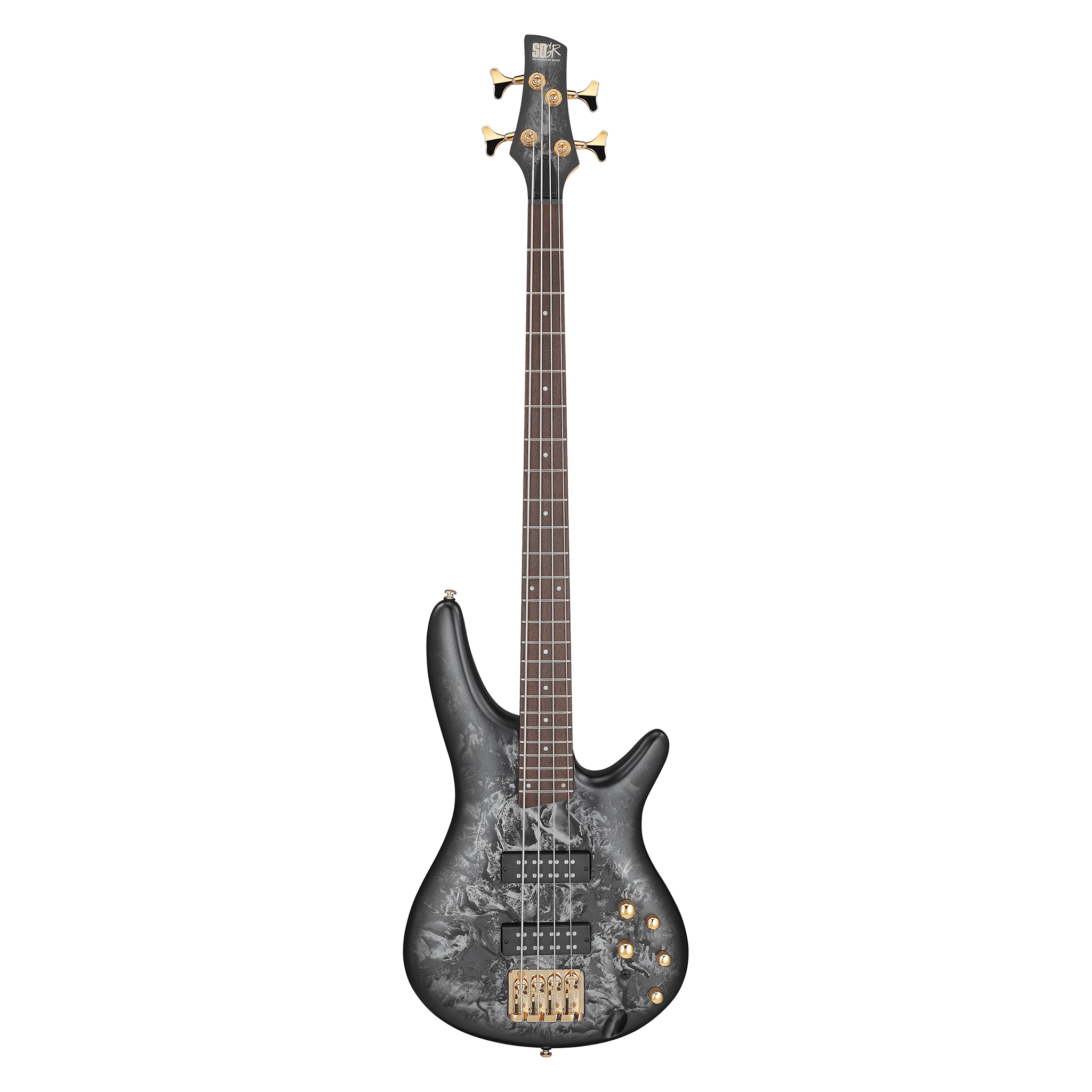 Ibanez SR300EDX BZM Electric Bass Black Ice Frozen Matte