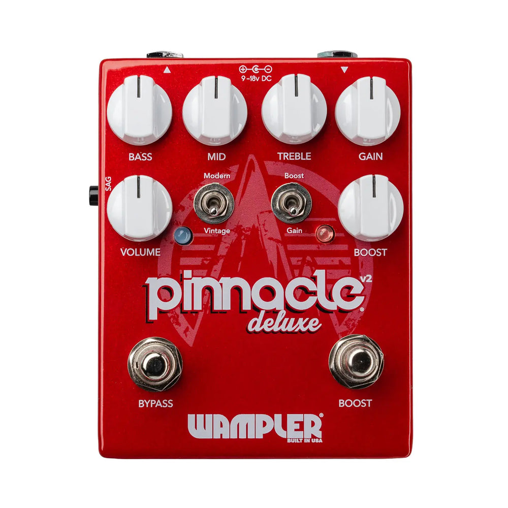 Wampler Pinnacle Deluxe v2 Brown Sound Distortion Pedal w/Boost