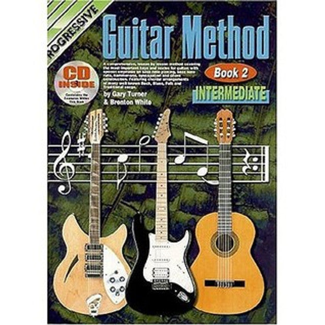 Progressive Guitar Method Book 2 with CD / DVD