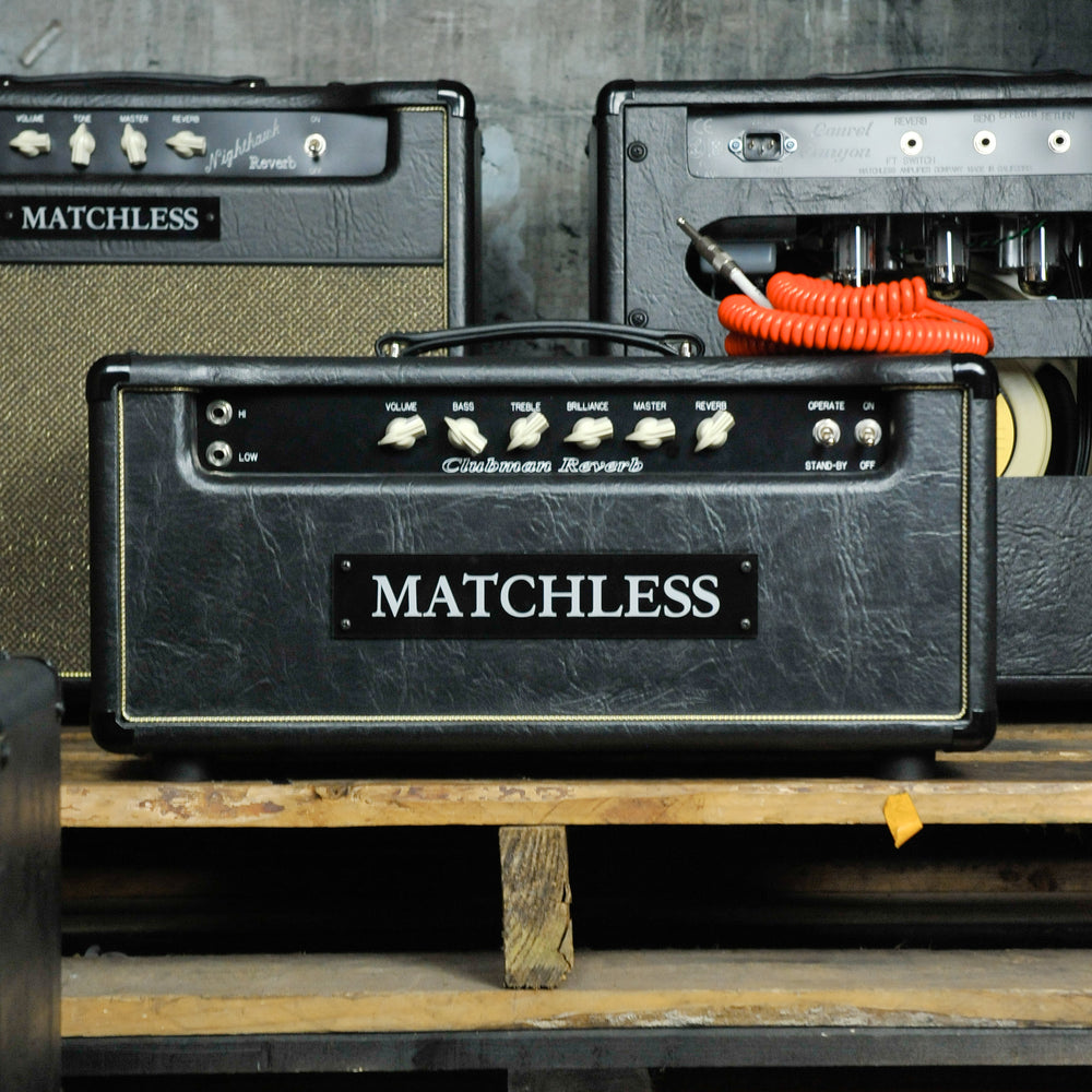 Matchless Clubman 35W Reverb Head Black/Gold