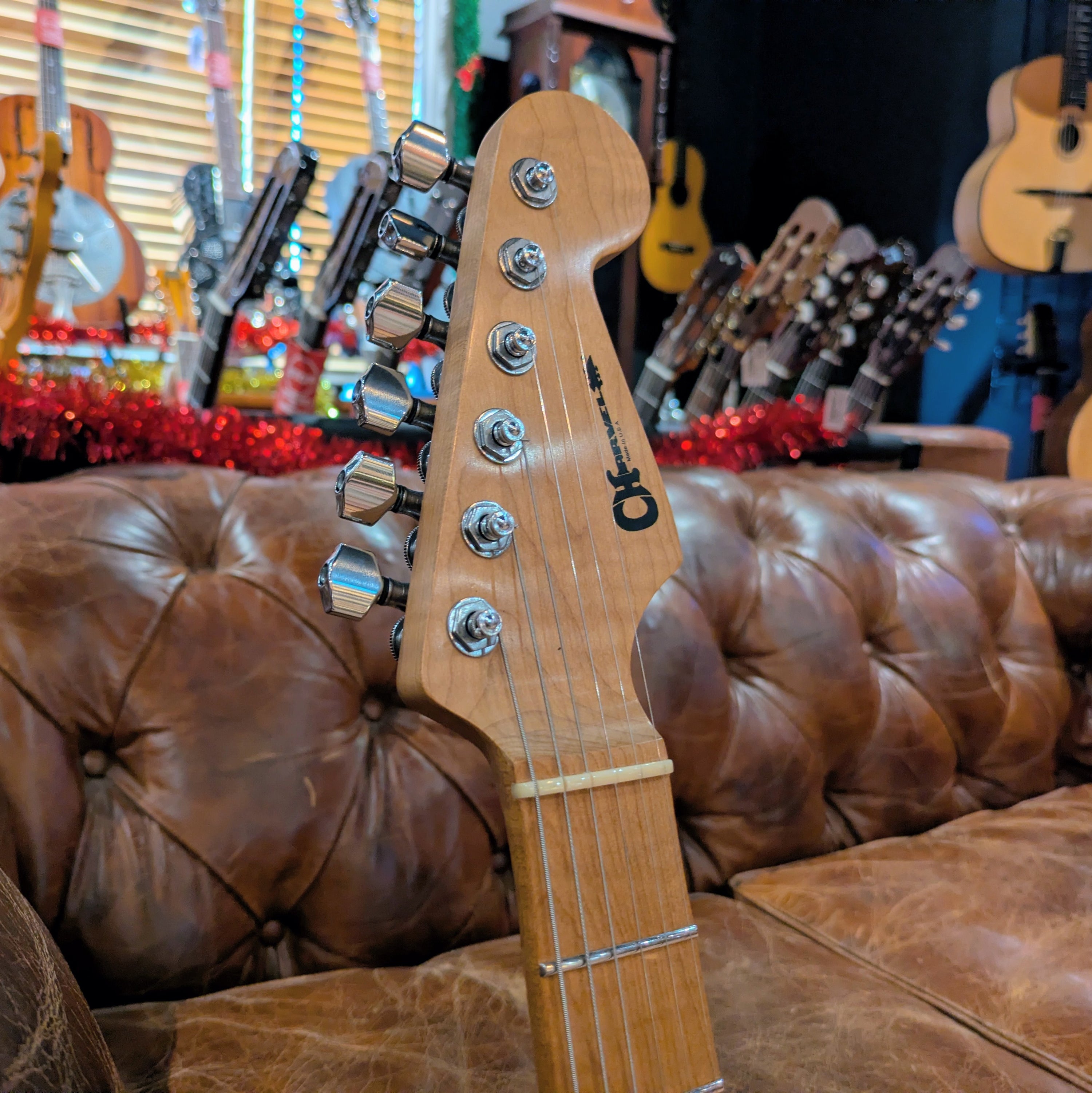 Charvel Guthrie Govan HSH Birdseye Maple Caramelized Top (Natural) - Used