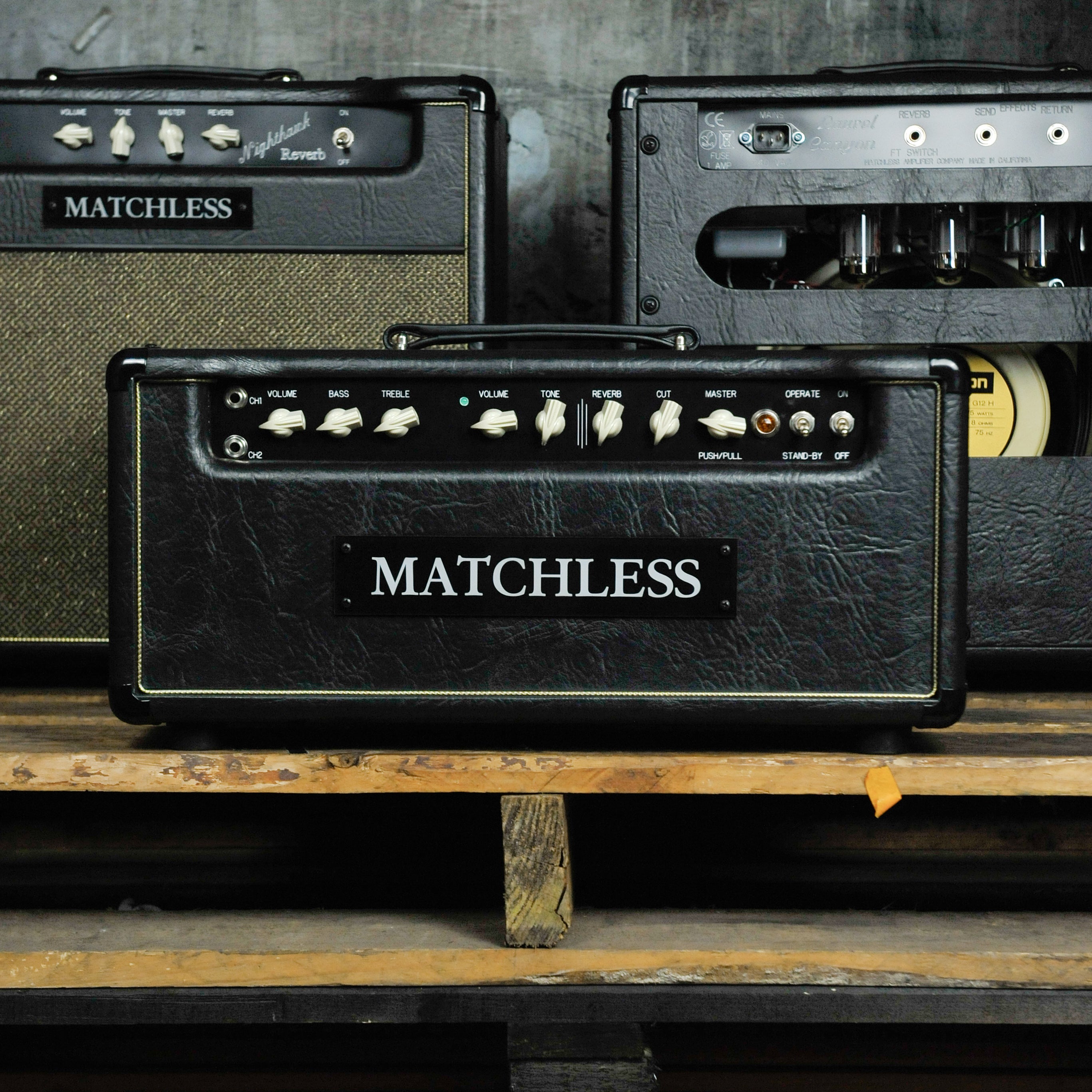 Matchless HC30R 30W Reverb Head Black /Gold