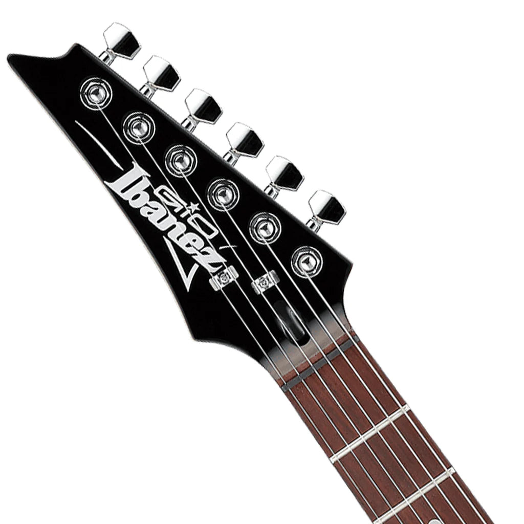 Ibanez RX70QAL Left-Handed Electric Guitar in Transparent Blue Burst