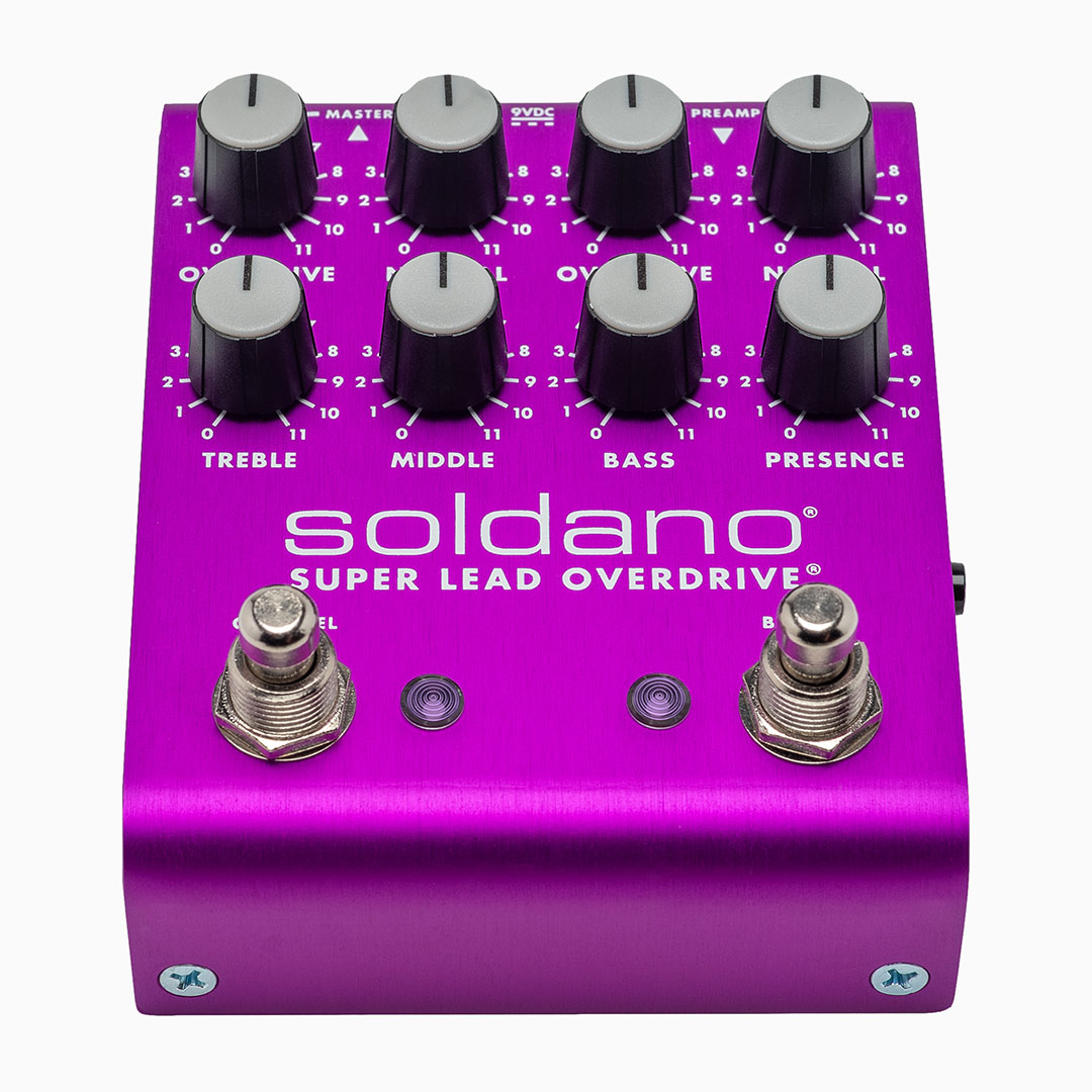 Soldano SLO PLUS Custom Purple Dual-Channel Crunch and Overdrive Pedal