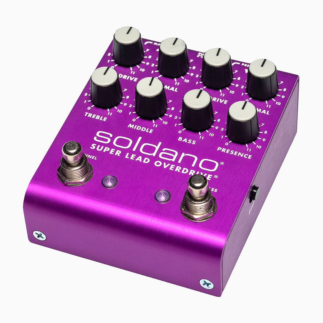 Soldano SLO PLUS Custom Purple Dual-Channel Crunch and Overdrive Pedal