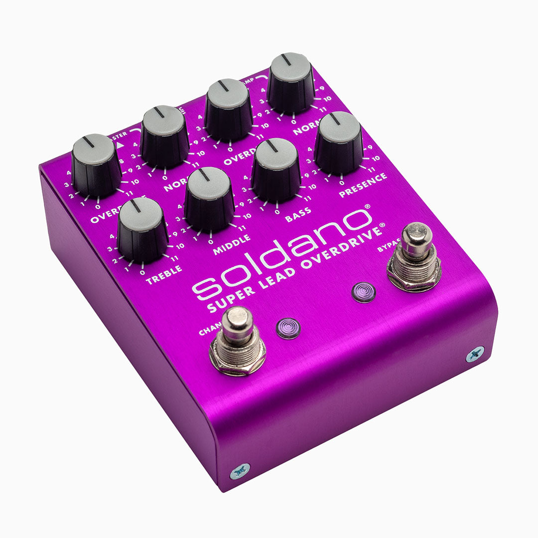 Soldano SLO PLUS Custom Purple Dual-Channel Crunch and Overdrive Pedal