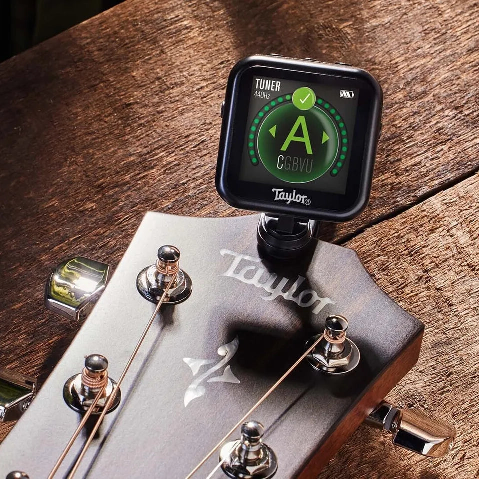 Taylor Beacon Clip-On Guitar Tuner w/ Metronome Timer Countdown & Flashlight