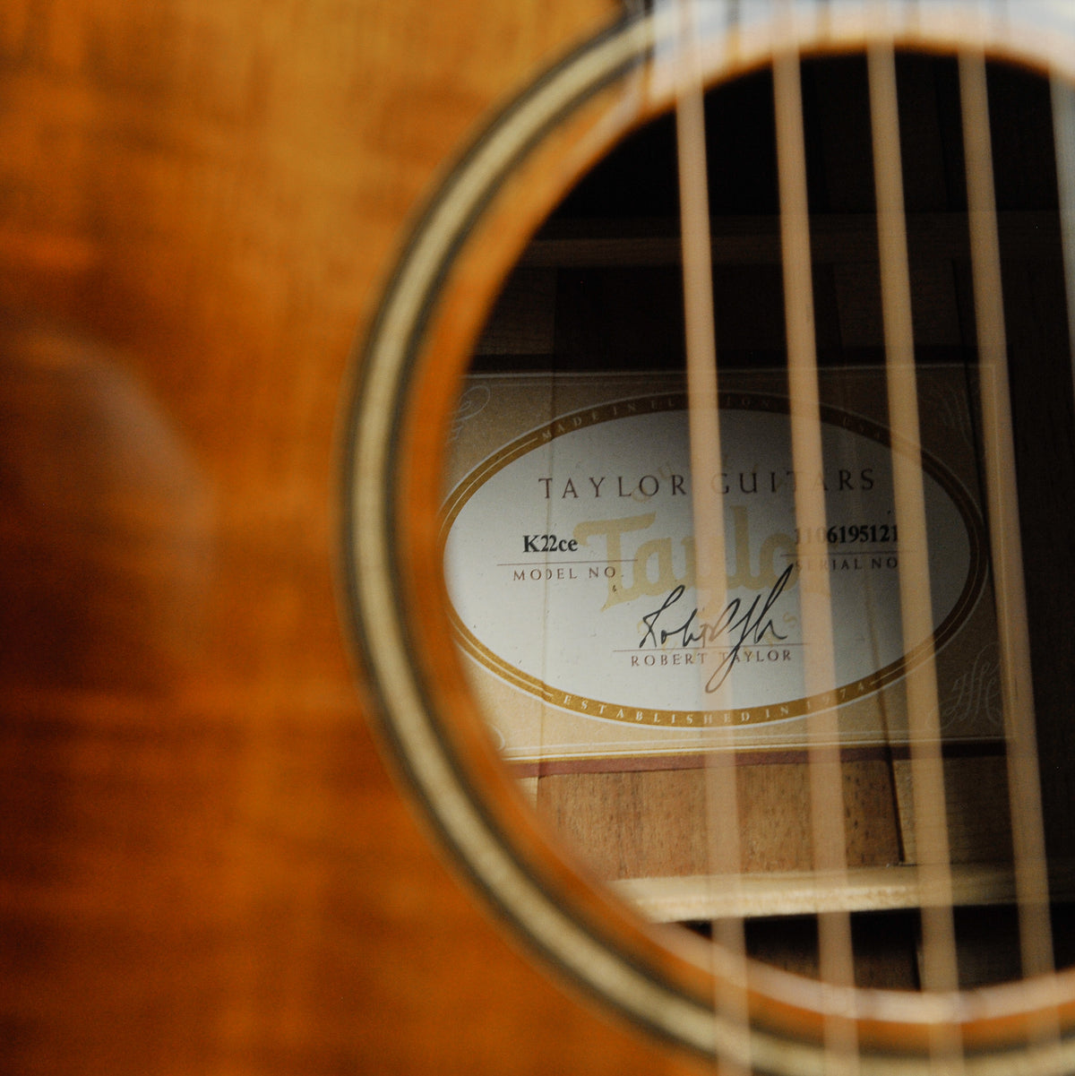 Taylor K22CE Acoustic Guitar w/Case - Used