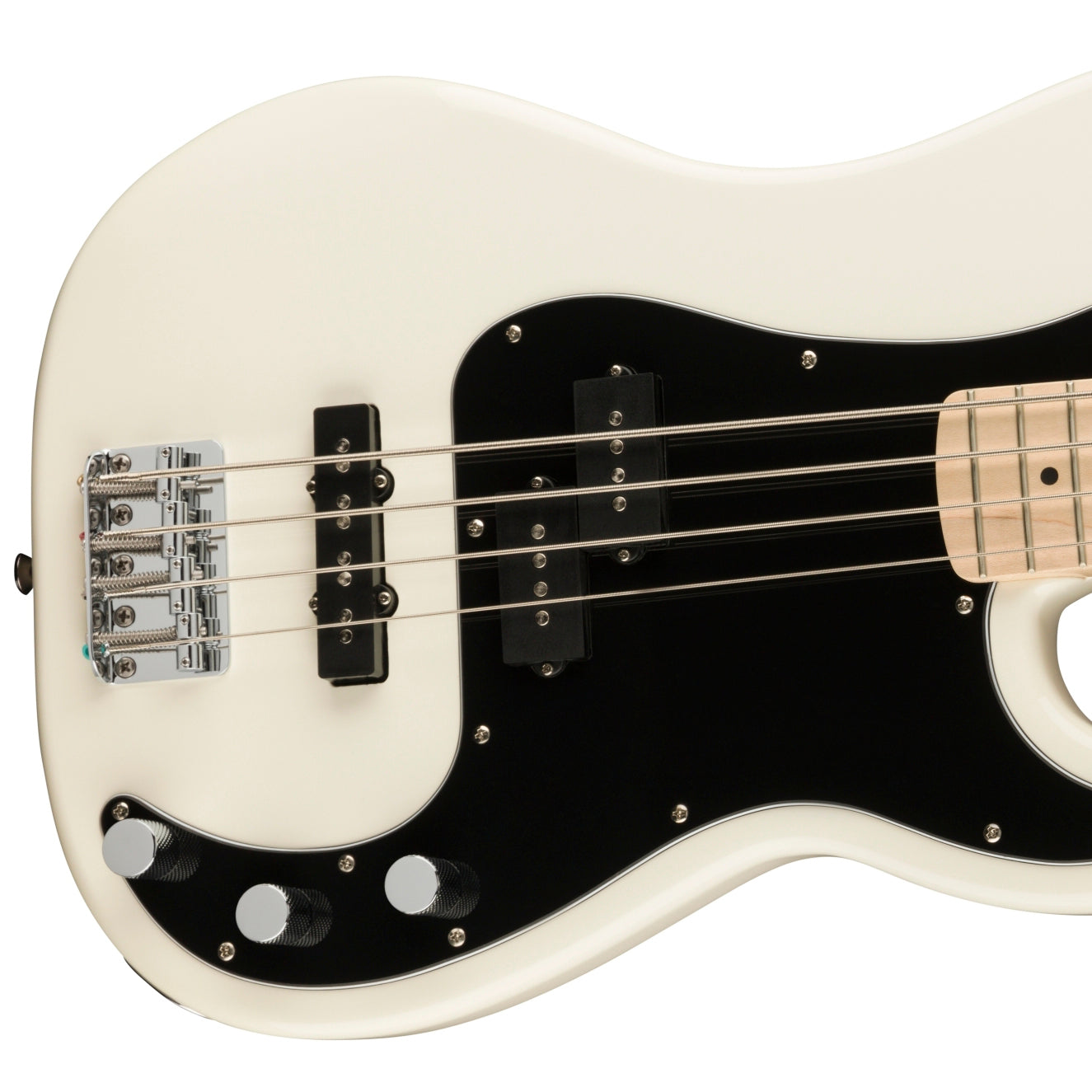 Squier Affinity Series™ Precision Bass® PJ, Maple Fingerboard, Olympic White