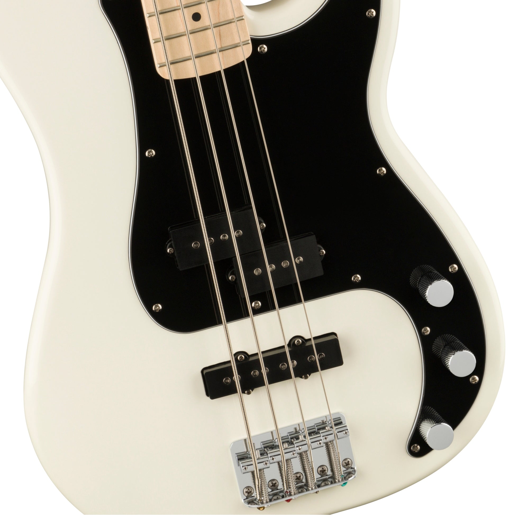 Squier Affinity Series™ Precision Bass® PJ, Maple Fingerboard, Olympic White