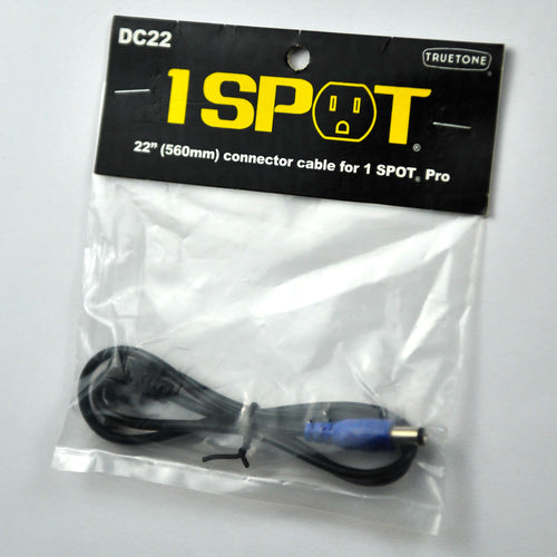 1 Spot DC22 - 22" DC Male R/A to Male Straight Cable