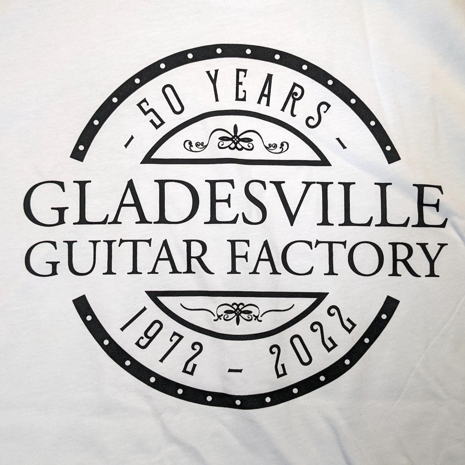 Guitar Factory 50 Years Tee - White L