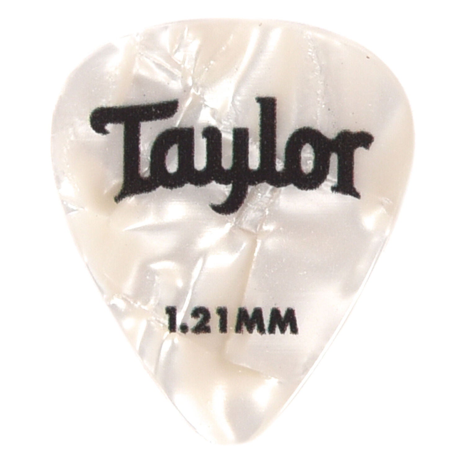 Taylor Celluloid 351 Guitar Picks | Select Type White Pearl 1.21mm 12-Pack