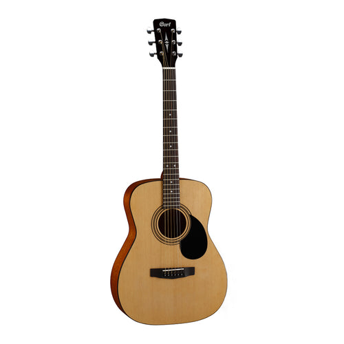 Cort AF510 OP Folk Guitar Open Pore Natural Finish Auditorium Size Acoustic Guitar