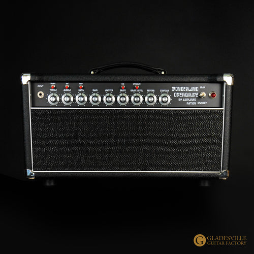 Amplified Nation Wonderland Overdrive 50W Head Black Tolex / Black Sparkle Grill