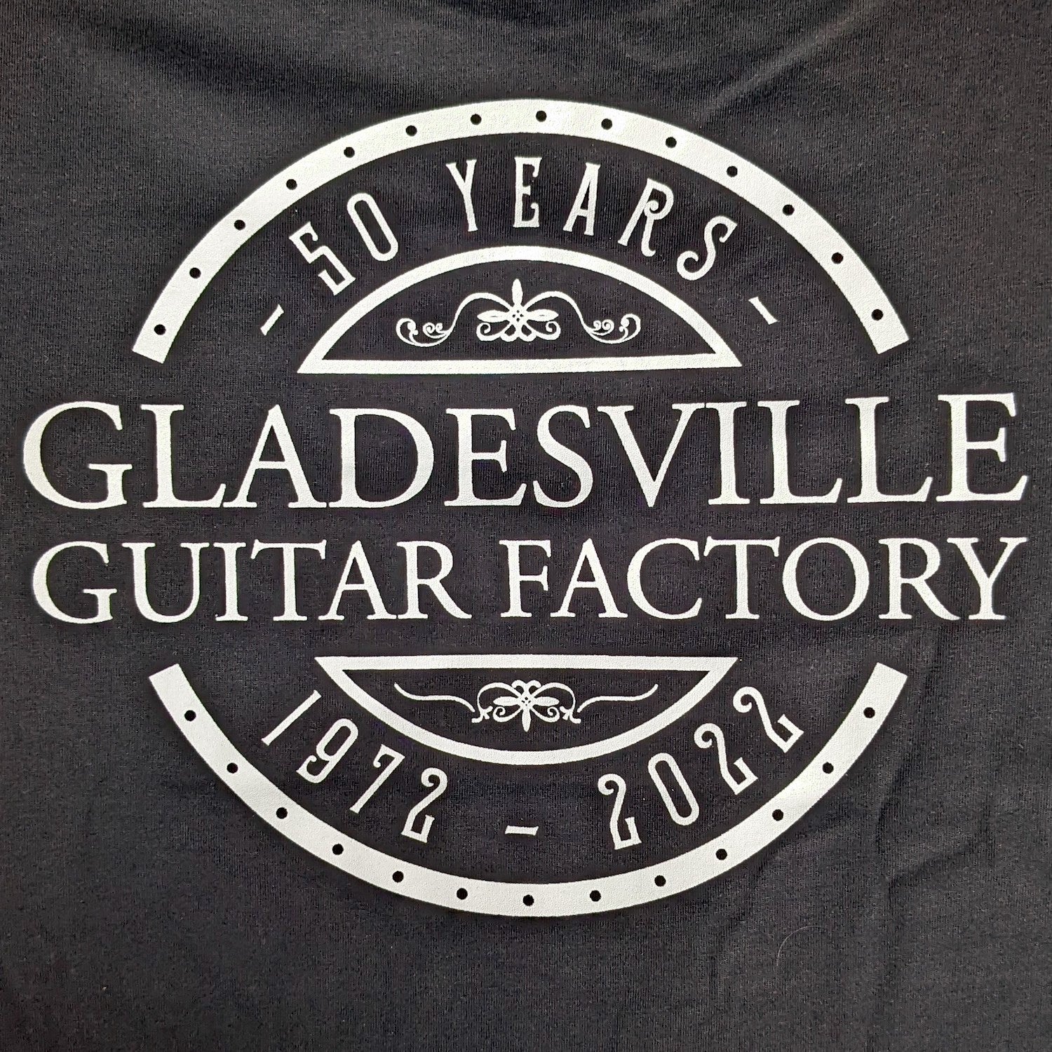 Guitar Factory 50 Years Tee - Black S