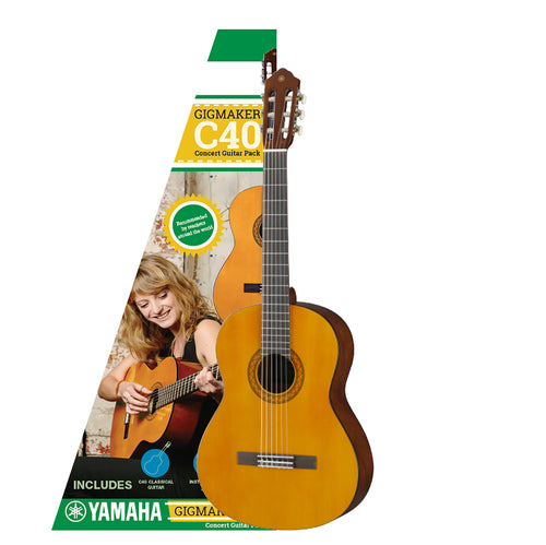 Yamaha Gigmaker C40 Classical Guitar Pack