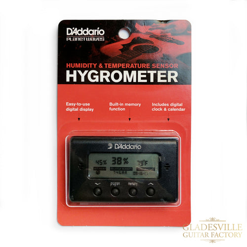D'Addario Planet Waves Humidity & Temperature Sensor Hygrometer