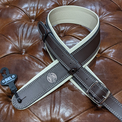 DSL 2.5'' Rolled Edge Buckle Saddle Brown/Beige Strap GGF 50th Anniversary