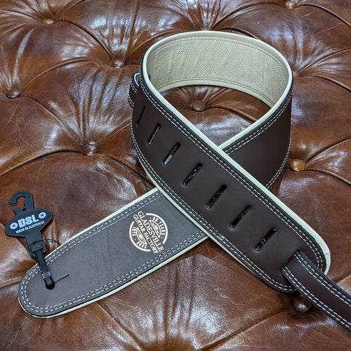 DSL 2.5'' Rolled Edge Saddle Brown/Beige Strap GGF 50th Anniversary