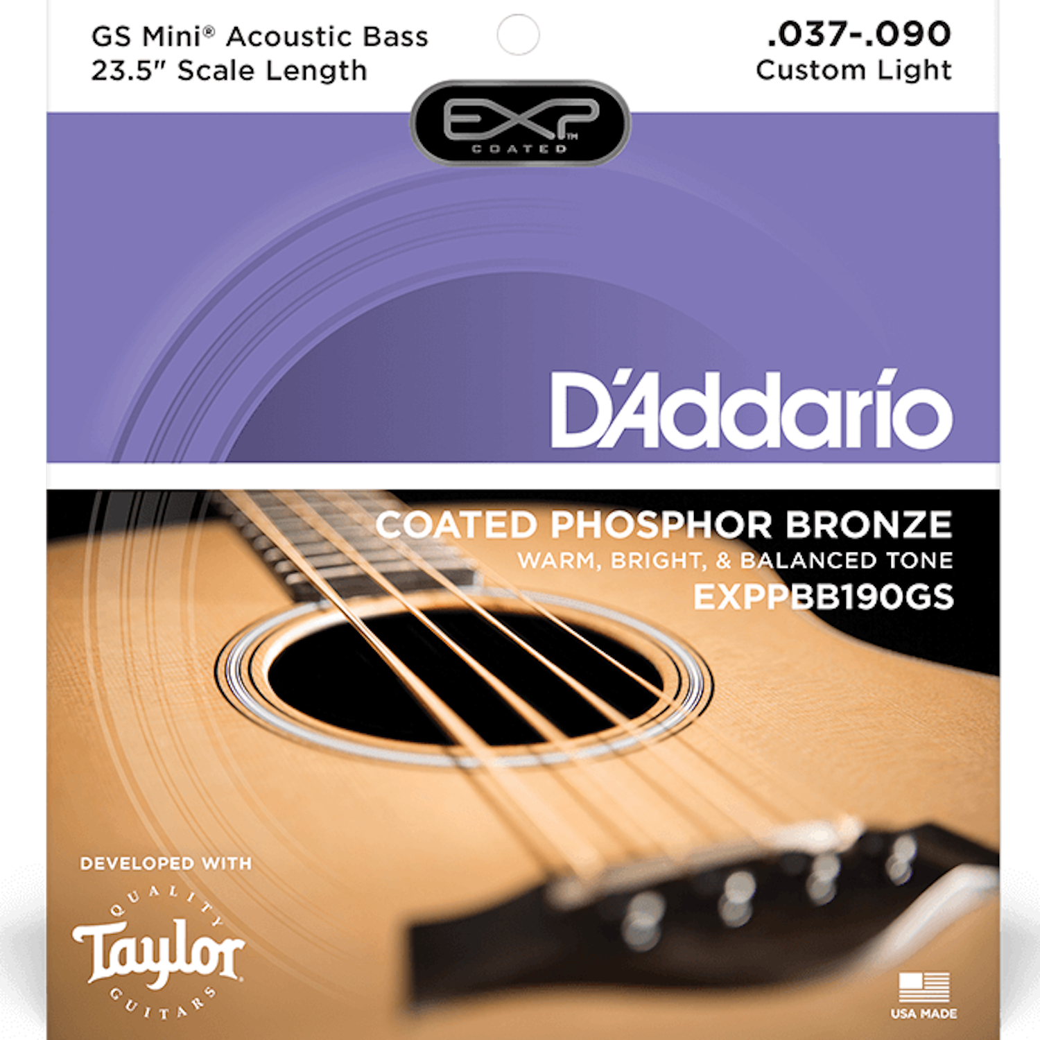 D'addario EXPPBB190GS Ac/Bass GS Mini
