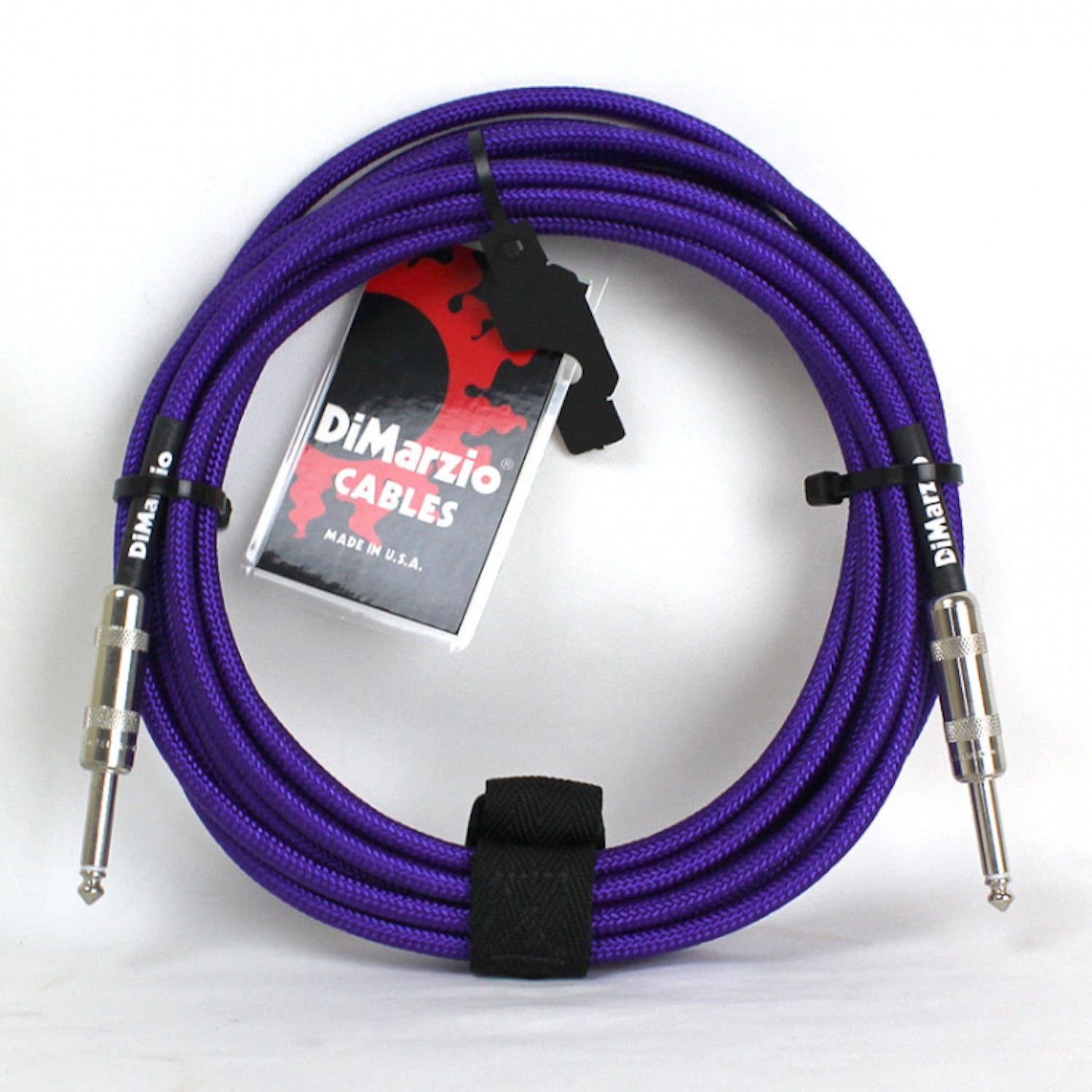 DiMarzio EP1718SSP 18ft American Cable Overbraid Purple