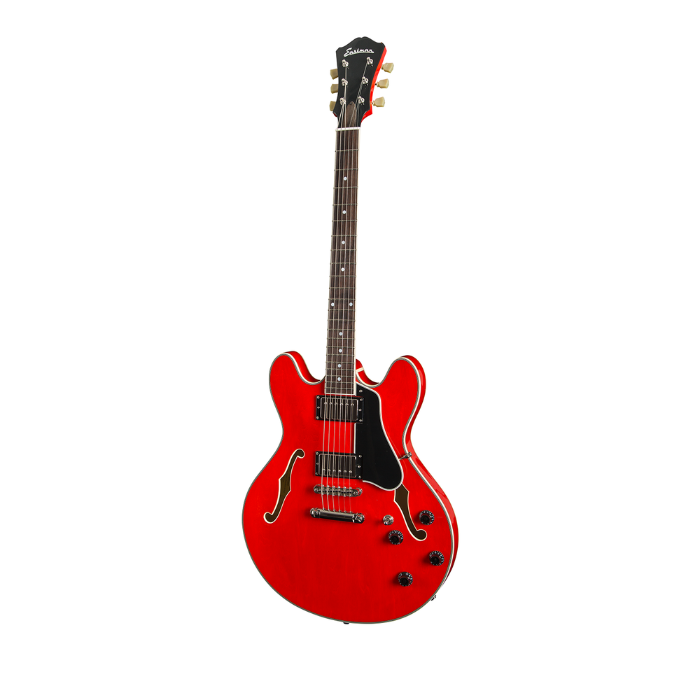 Eastman T386-RD Thinline Semi-Hollow Electric-Red