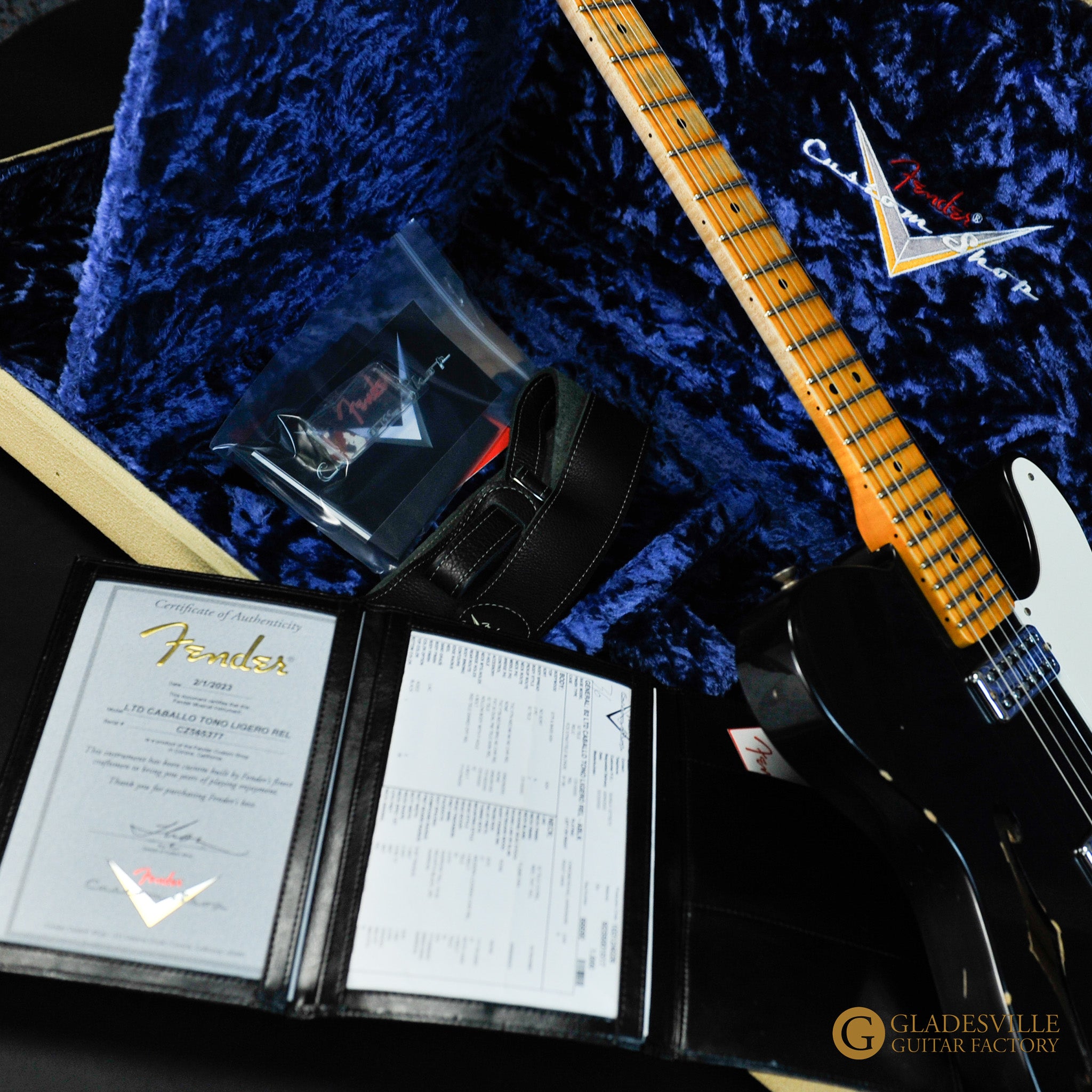 Fender Custom Shop Limited Edition Caballo Tono Ligero Relic - Aged Black