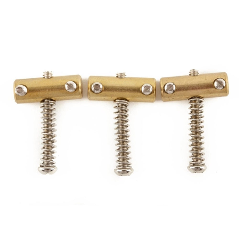 Fender American Vintage Telecaster® Compensated Bridge Saddles, Brass