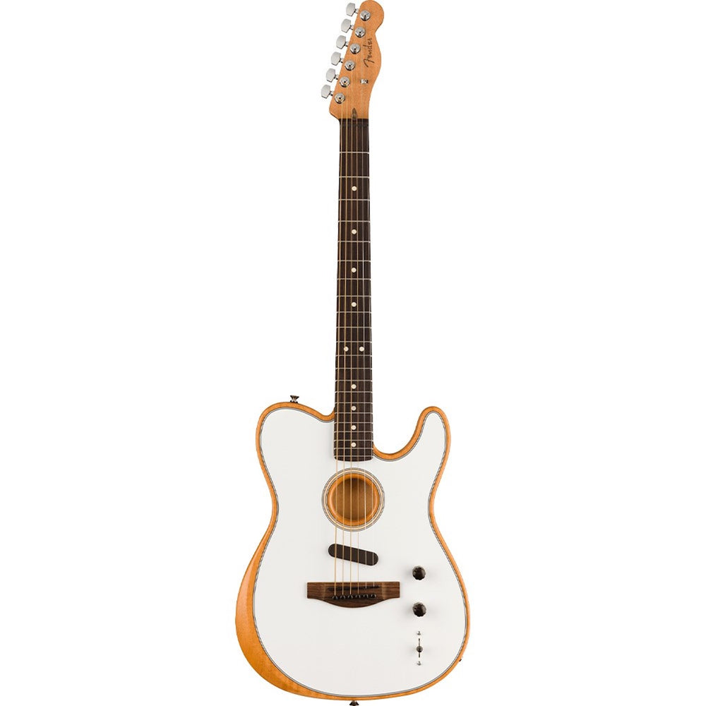 Fender Acoustasonic® Player Telecaster®, Rosewood Fingerboard, Arctic White