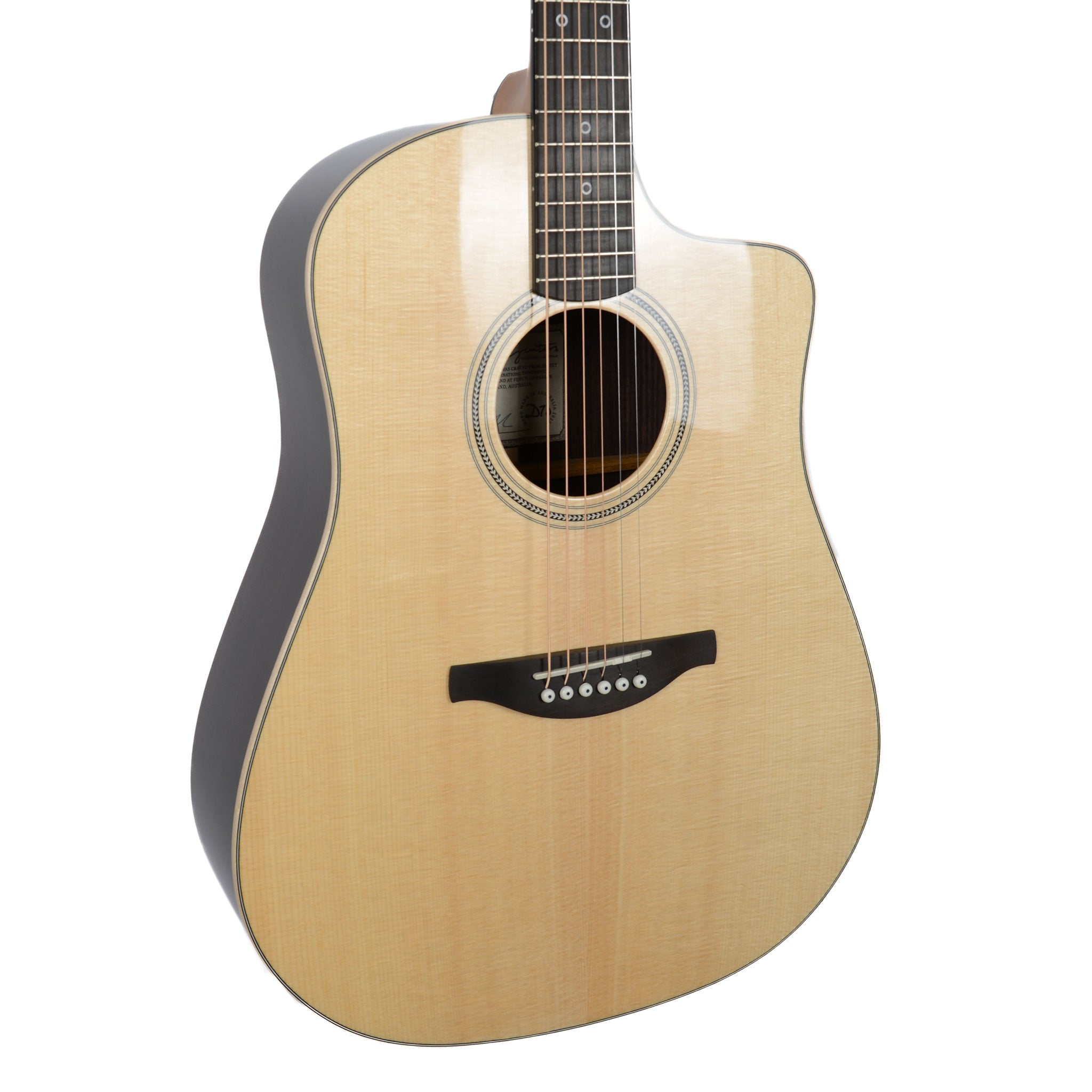 Fenech Traditional D78 Gloss Cutaway AAA Grade Rosewood Back & Sides AAA Sitka Spruce Top