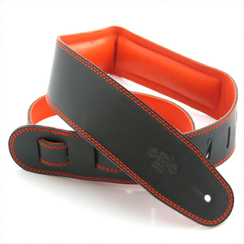 DSL 2.5" Padded Garment Straps Black/Orange