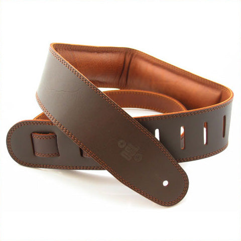 DSL 2.5" Padded Suede Straps Saddle Brown/Brown