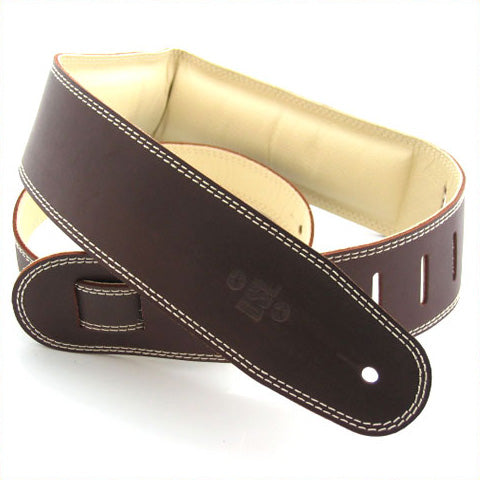 DSL 2.5'' Padded Suede Saddle Brown/Beige 17-3