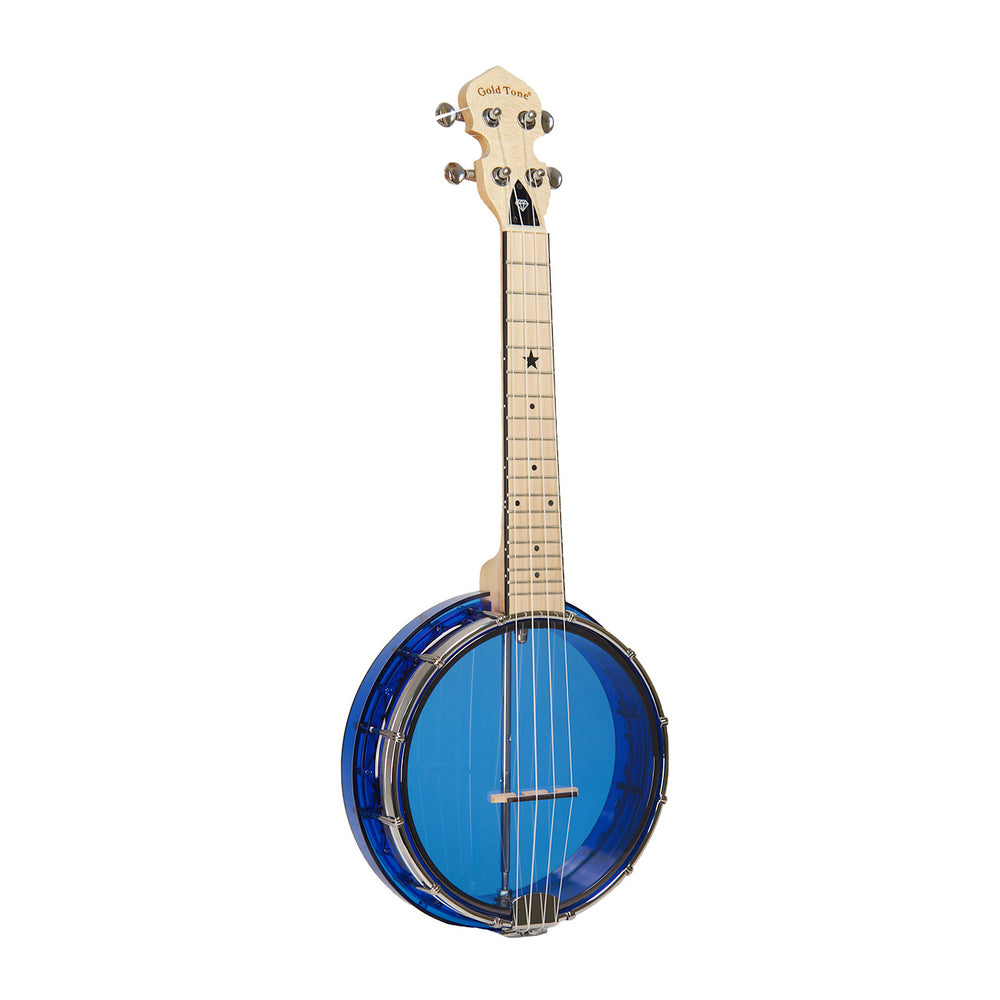 Gold Tone Little Gem Banjo-Ukulele - Sapphire/Blue with bag