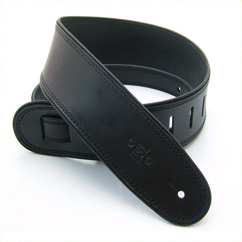 DSL 2.5" Rolled Edge Straps Black/Black