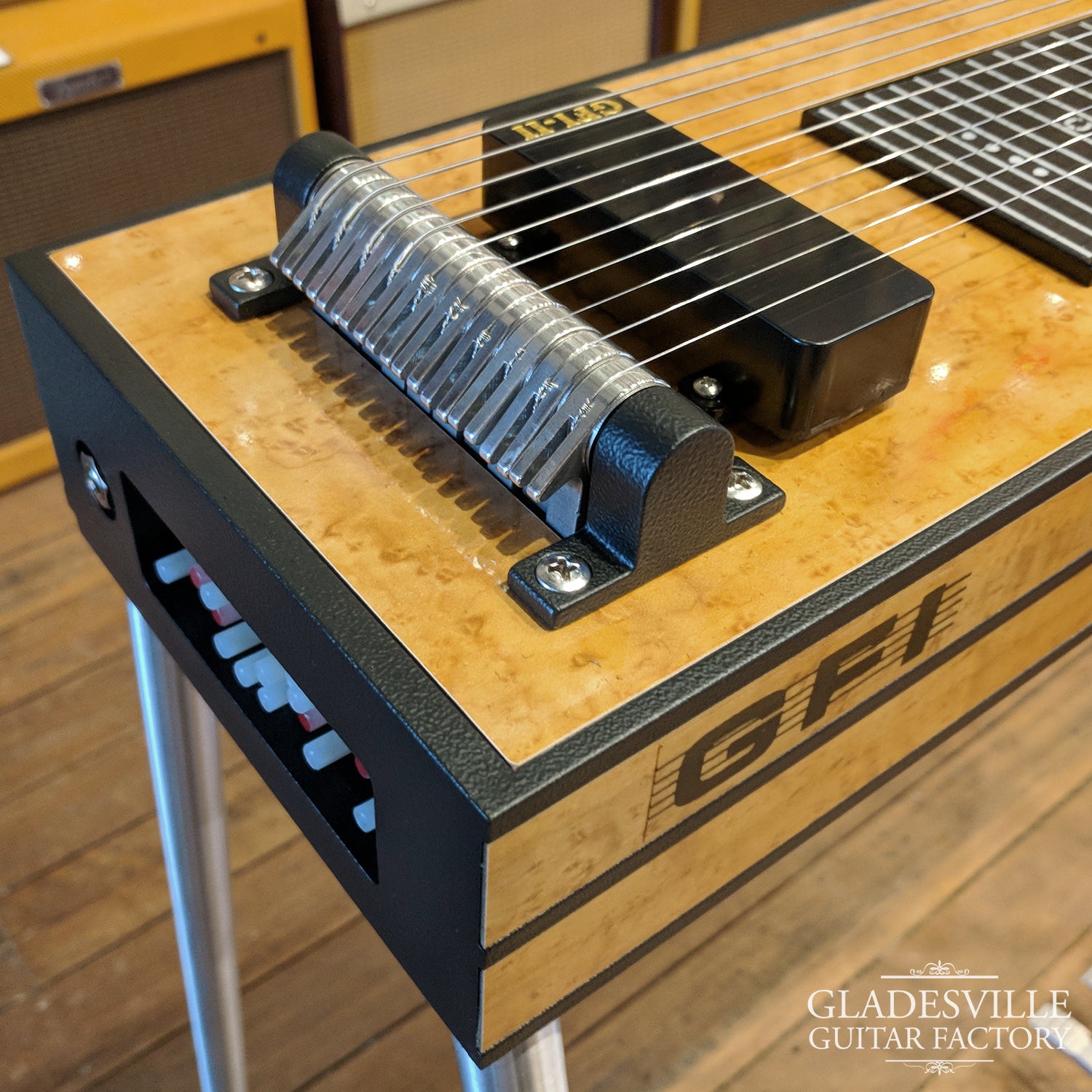 GFI S10 SM Maple 4-Knee Lever Pedal Steel Guitar