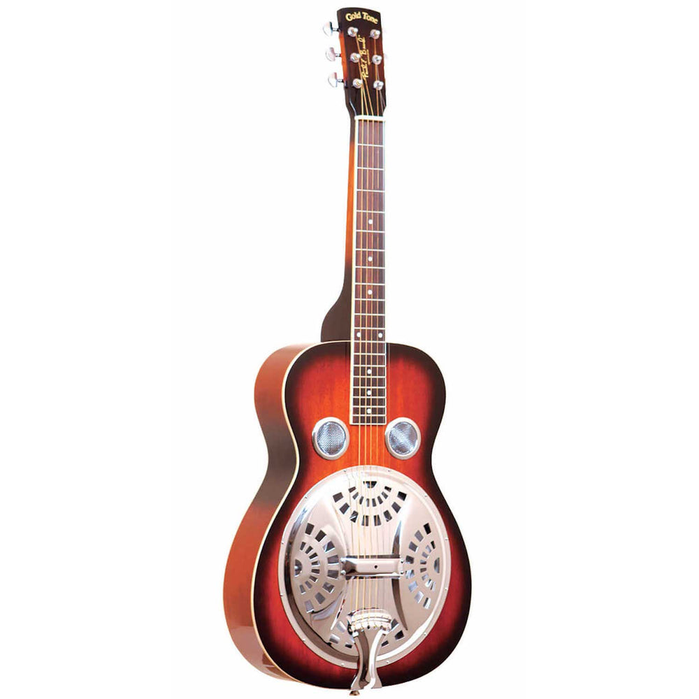 Gold Tone Paul Beard PBS Square Neck Spider Resonator with case