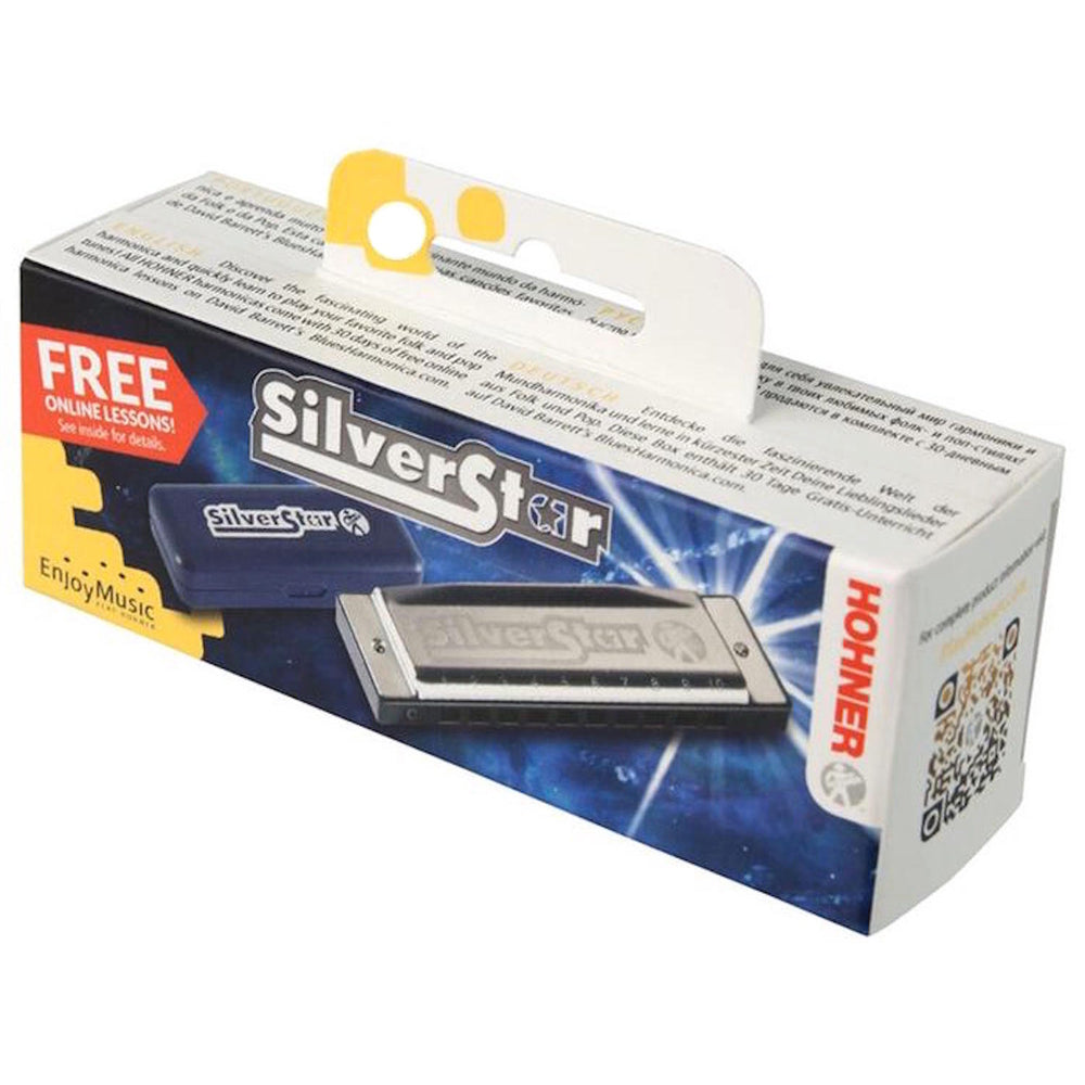 Hohner Silver Star Harmonica Small Packaging A